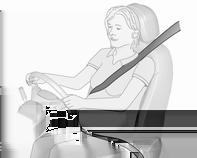 Istuimet, turvajärjestelmät 39 Turvavyön käyttö raskauden aikana 9 Varoitus Lantiovyön tulee kulkea lantion yli mahdollisimman alhaalla, jotta alavatsaan ei kohdistu painetta.