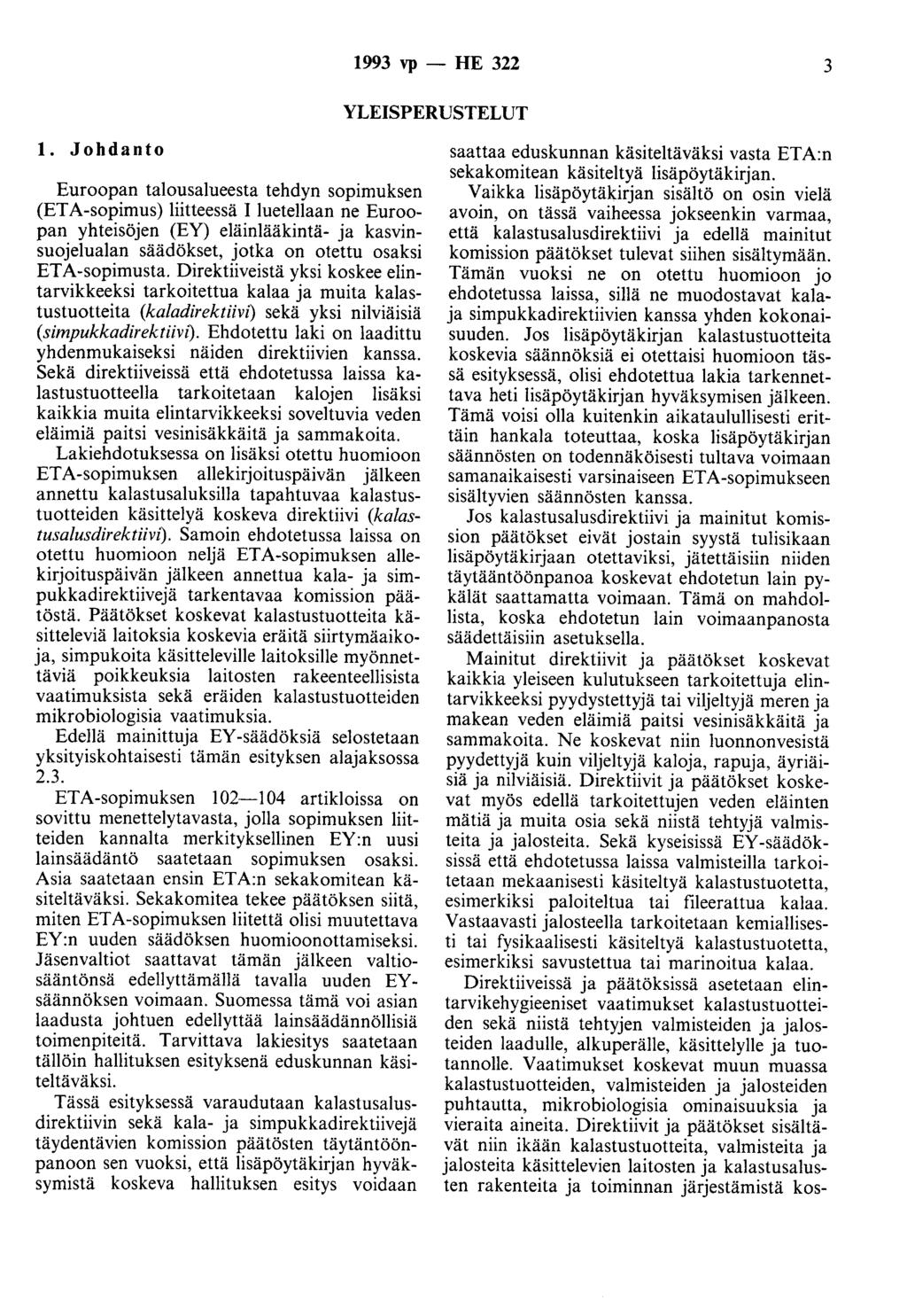 1993 vp - HE 322 3 YLEISPERUSTELUT 1.