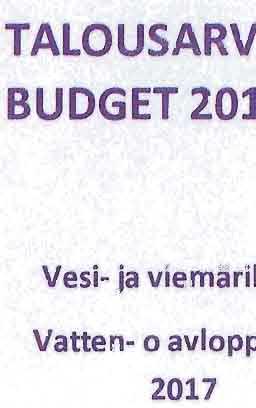 Yhdistetty FINANSIERINGSDEL Staden Vatten- 0 avloppsverk Kaupunki