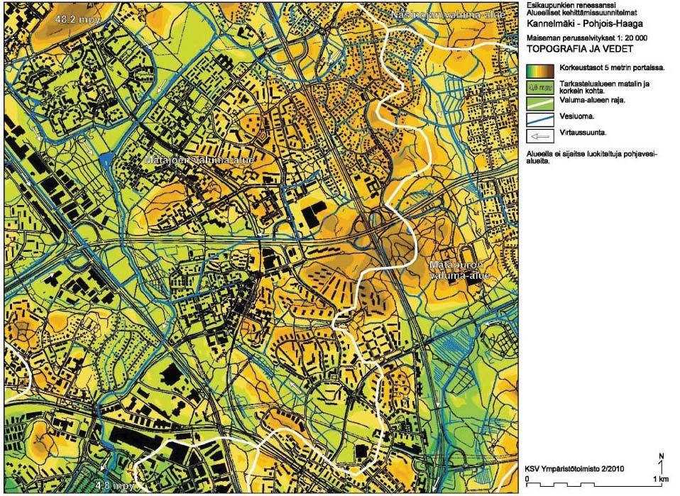 Kartta: Topografia