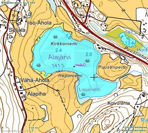 ALAJÄRVEN YHTENÄINEN SUOJAVYÖHYKE - Saarijärvellä sijaitsevan Alajärven rantapelloille perustettiin