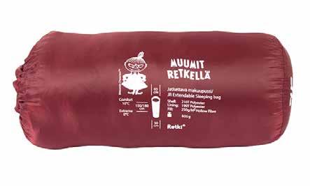 Muumit Retkellä JR MAKUUPUSSI Leveys 65/50 cm Pituus 150/180