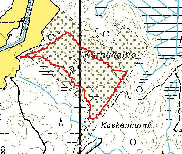 5.20 Niukkala Suojelualueen Life-kuviot sijaitsevat Karhukalliossa, Kurenpolvessa ja Kapakanjoella.