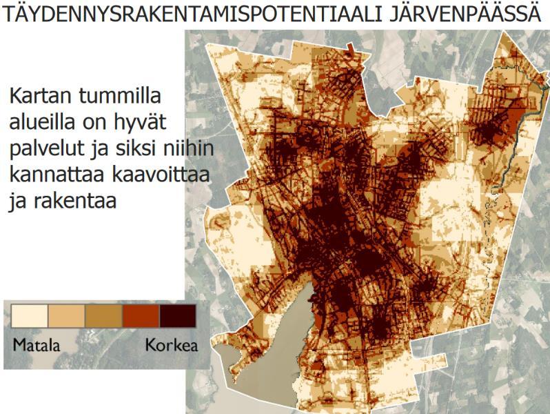 Esimerkki TR-potentiaalin määrittelystä kunnissa