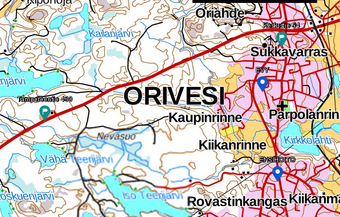 (liite 3). Vaikka viiveet kohteeseen olivat alle viisi minuuttia (Liite 3), kohteiden määrittelyn perusteella (huoltoasema) voidaan olettaa potilaiden hyötyvän PAD- ohjelmasta. 36 Kartta 6.