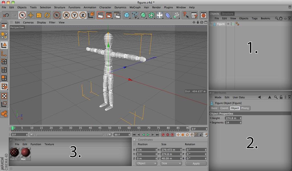 10 (54) 2.1 Cinema 4D Cinema 4D on saksalaisen MAXONin valmistama kaupallinen 3D-mallinnusohjelma. Sen tyypillisiä käyttökohteita ovat visualisointi sekä animaatio.