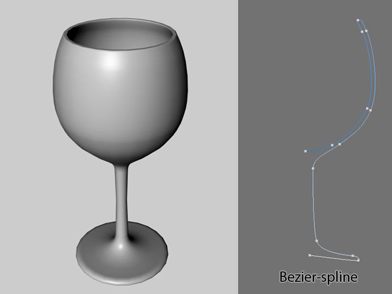 15 (54) 2.2.2 NURBS-objekti Objektin voidaan muodostaa myös NURBS-tekniikalla (Non-Uniform Rational B-Splines).