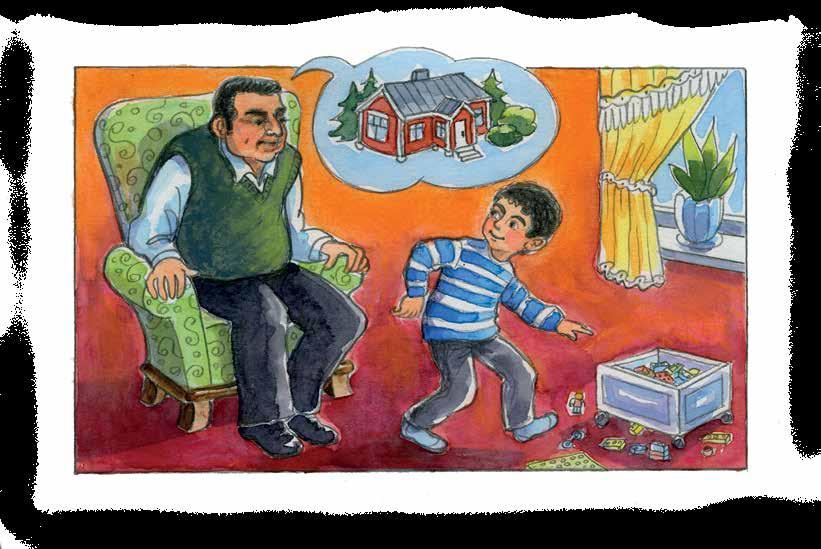 Rakkavaha! 1. Hinko kaan frooh laaga sar aro baro daadesko kentiba 2. So tu tenkaveha, savo h laaga baro daadesko Kalle-daad sas? 3. So iego ts eer mienidas baro daadeske? Ta so ts eer mienila tukke?