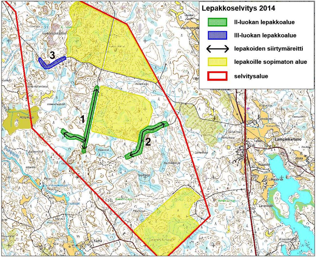 Pysyvän passiiviseurannan yhteydessä tehtiin runsaasti havaintoja pohjanlepakoista ja siipoista, joiden lisäksi myös pikkulepakkohavaintoja saatiin elo-syyskuulta.