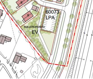 Kevyenliikenteen väylien rii3ävyys? Kaavamuutosehdotuksessa ei ole lisä3y suoja?etä kohtaan, jossa se olisi luontevimmillaan matkalla asuinalueelta juna-asemalle (ks.