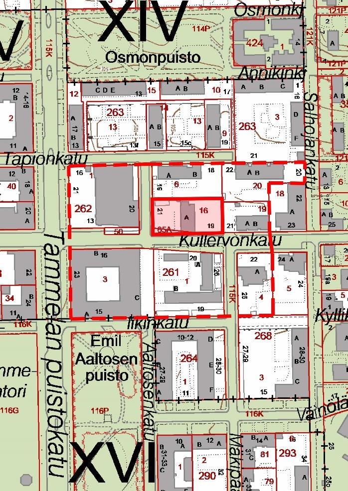 TAMPEREEN KAUPUNKI 14.2.2017 XV (TAMMELA), KULLERVONKATU 19, AALTO- SENKATU 21, TÄYDENNYSRAKENTAMINEN. Asmakaava nro 8119. Dno TRE: 6616/10.02.