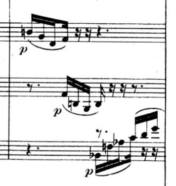 21 1. ja 2. stemman kesken (Kuva 6.). Kohdat nousivat esiin molempien instrumenttien soittajien haastatteluissa.