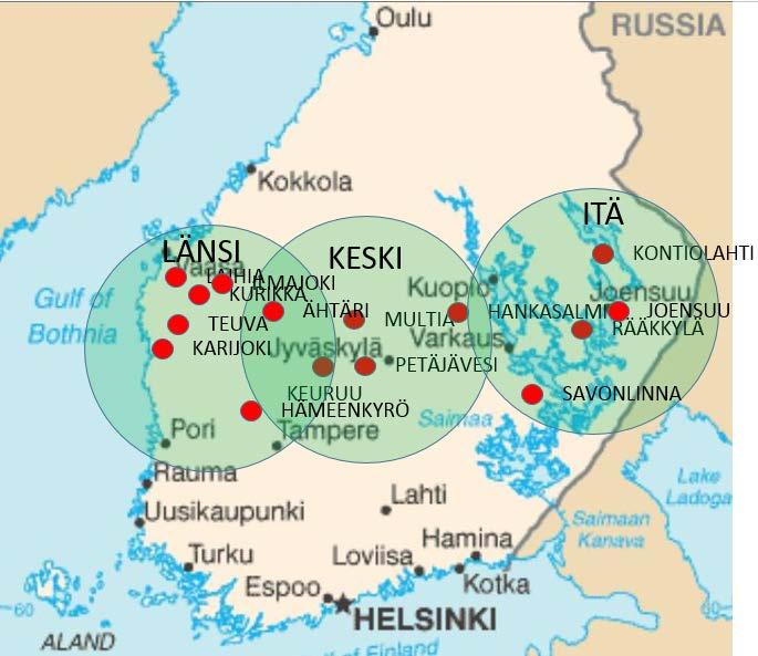 4. TUTKIMUSAINEISTOT JA PUUSTOA KUVAAVAT TUNNUKSET 4.