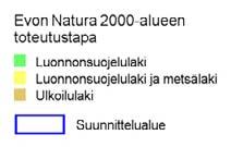 Evon Natura-alueella.