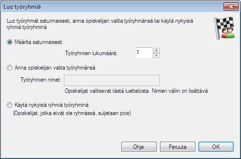 Kysymys ja vastaus -työryhmätila Työryhmätilaa voidaan käyttää, kun valitaan Ensimmäiseksi vastaava työryhmä- tai Työryhmä antaa vastauksen -kysymystyypit.