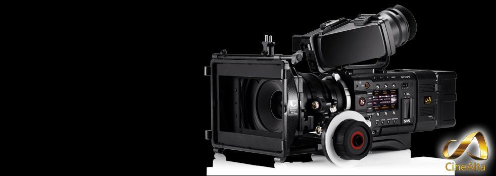 31 KUVA 22. Sony F55. (Sony 2013.) Kuten F65:ssä, myös F55:stä löytyy S-Gamut -värisysteemi. Sisäänrakennettuja filttereitä on ainoastaan kolme (0 = Clear, 0.9, 1.8).
