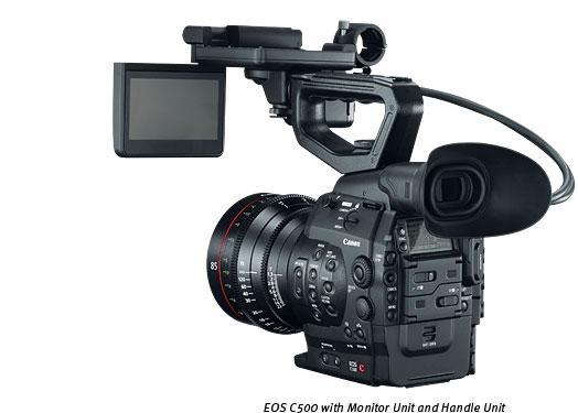 32 4.3 Canon Vuonna 2011 Canon pyrki digitaalisten elokuvakameroiden kasvaville markkinoille esittelemällä Cinema EOS -mallistonsa ensimmäisen kameran, EOS C300:n Vasta seuraavat mallit (EOS C500 ja
