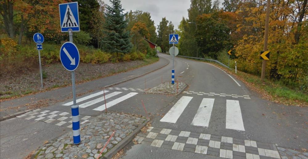 Pilpalantie on todella suora, eikä tiellä olevissa liittymissä mielestäni ole vaarallisia paikkoja.