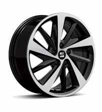 JÄLKIASENTEISET LISÄVARUSTEVANTEET 18" BLACK MACHINED 5F0071498D KT2 CUPRACER BLACK 5F0071498C 041 CUPRACER GREY 5F0071498C 1BC