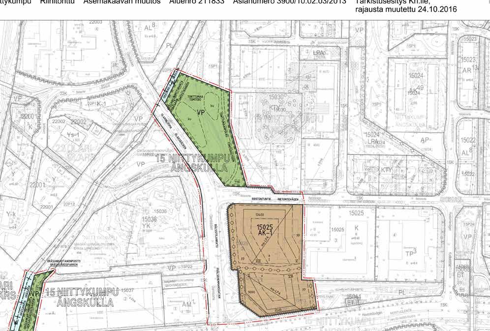 RIIHITONTTU, Niittykumpu 211833 Hankkeen tausta, päätökset ja suunnitteluhistoria 24.10.