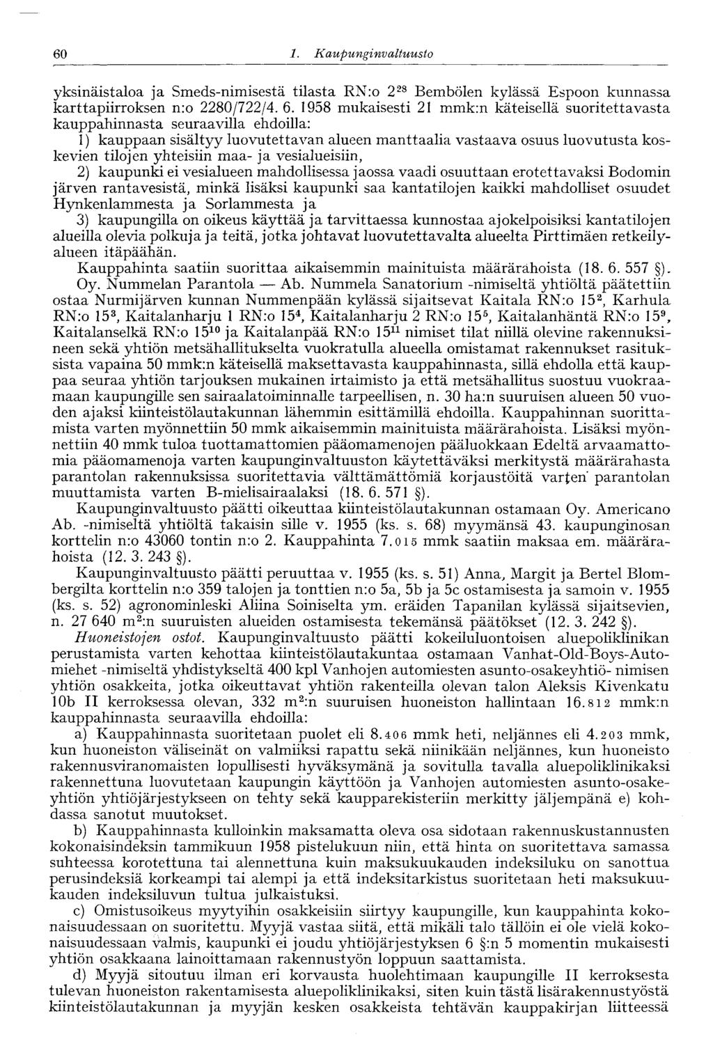 60 1. Kaupungi nvaltuusto 60