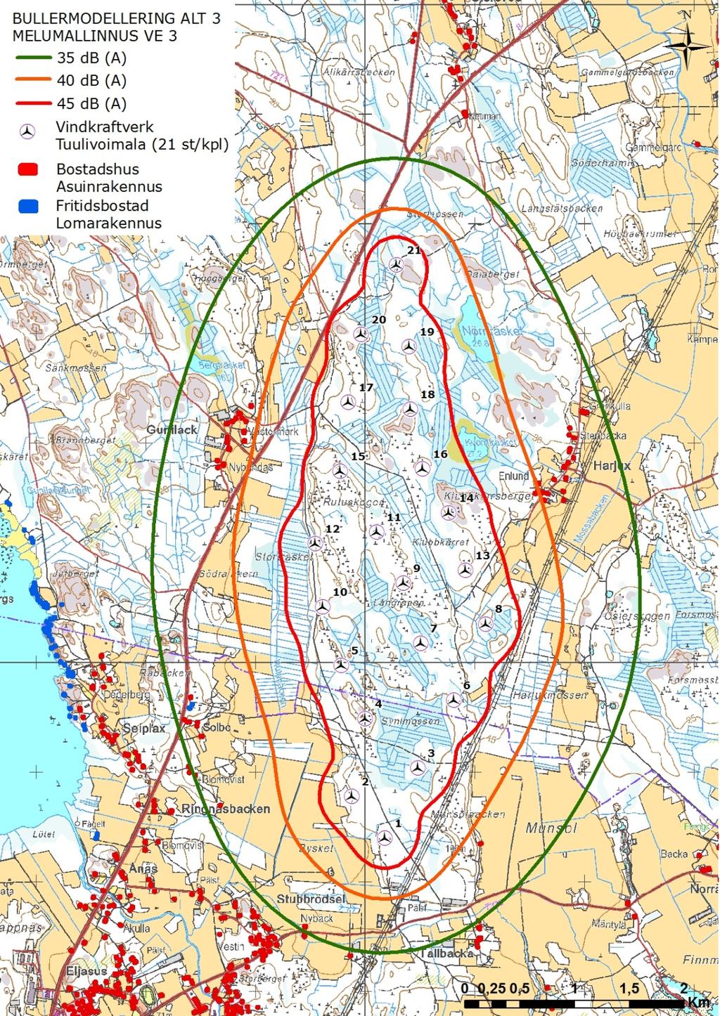 Svevind Oy Ab Sandbackan tuulivoimapuisto 8 [10] että vaikutuksen merkityksen määrittely on aina osittain subjektiivista.