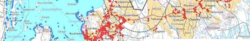 muutamat merkinnät: Pohjanmaan maakuntakaavassa hankealueen eteläosa ulottuu jokilaakson