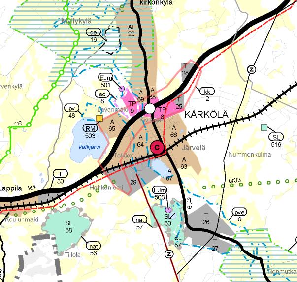 3.135 Tekninen huolto Alue rajoittuu olemassa oleviin katuihin sekä vedenjakelu- ja viemäriverkkoon. 3.14 Maanomistus Alue on kunnan omistuksessa. 3.2 Suunnittelutilanne 3.