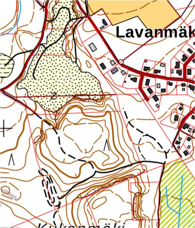 3.123 Pohjavesi Alue on vedenhankinnalle tärkeää pohjavesialuetta. 3.13 Rakennettu ympäristö 3.131 Väestö, työpaikat ja palvelut Alue on rakentamaton.