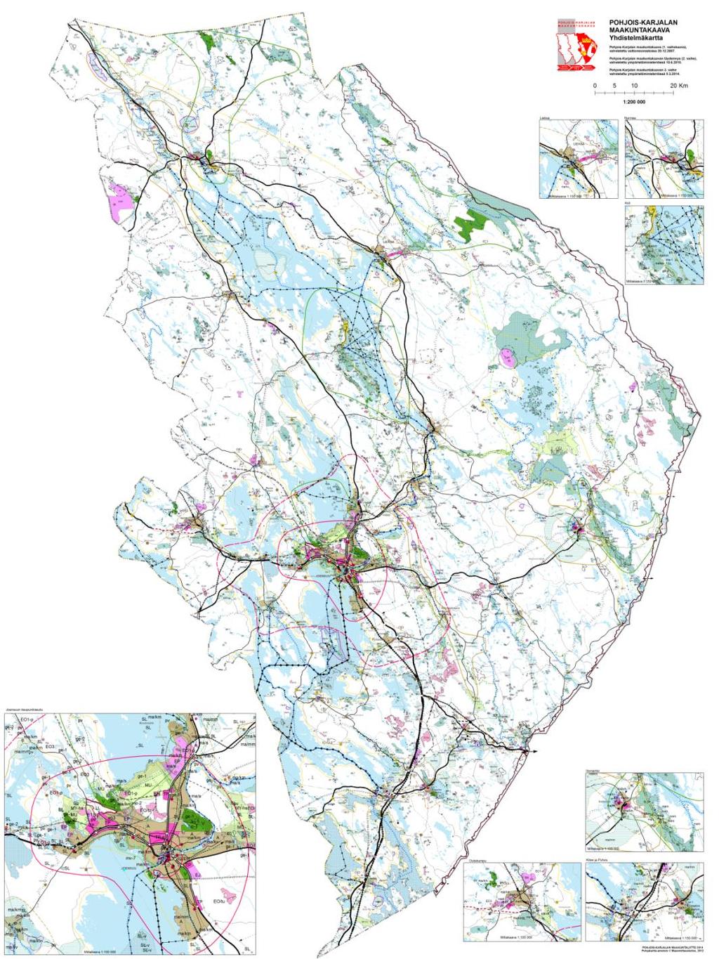 5.2015 Biotaloutta ei ole suoraan käsitelty maakuntakaavassa sillä käsitteellä, mutta joitakin biotalouden osa-alueita on käsitelty: - Liikenne infra (tiet, rautatiet, vesitiet, satamat) -