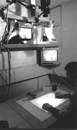 Digital Desk, 1993 Pierre Wellner, 1993 Työpöydällä olevien