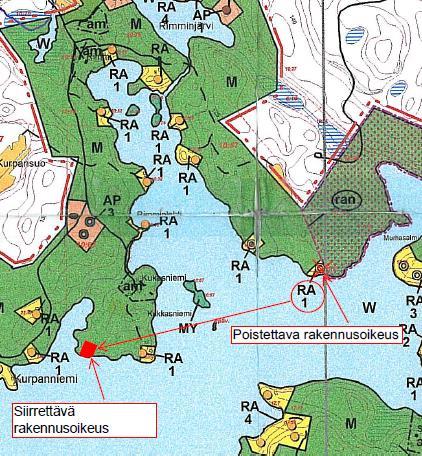 SELOSTUS 3(17) 10.11.2016 1.2 Kaavan nii ja tarkoi Kuhoien iäjärvien rantayleikaavan uuto kokien tilaa Selkäranta 291-402-10-65 ja tilaa Rantahaka 291-402-10-92.