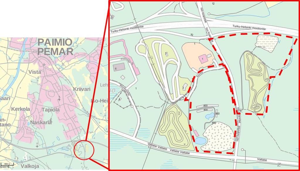 FCG SUUNNITTELU JA TEKNIIKKA OY Raportti 1 (11) Liikenneselvitys Iso-Iivarintielle välillä vt 1 st 110 1 Yleistä 2 Suunnittelualue Työn tarkoituksena oli laatia liikenneselvitys Paimiossa