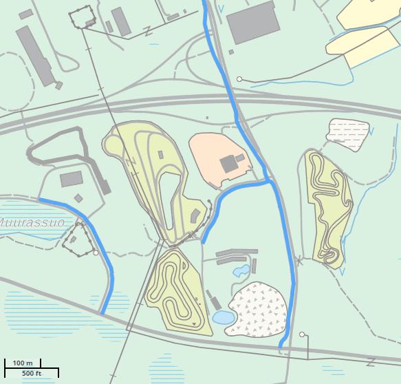 FCG SUUNNITTELU JA TEKNIIKKA OY Raportti 4 (11) olisivat vuonna 2040 noin 21 700 ajoneuvoa vuorokaudessa (eritasoliittymän länsipuoli) ja 20 700 ajoneuvoa vuorokaudessa (eritasoliittymän itäpuoli).