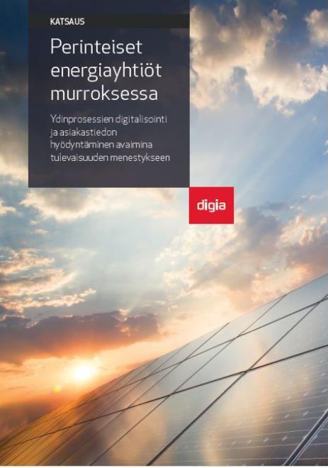 Energiatoimialan teema Teidän teksteissä huokuu asiakas, kokonaisuus, digi,