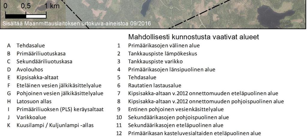 alueella sekä