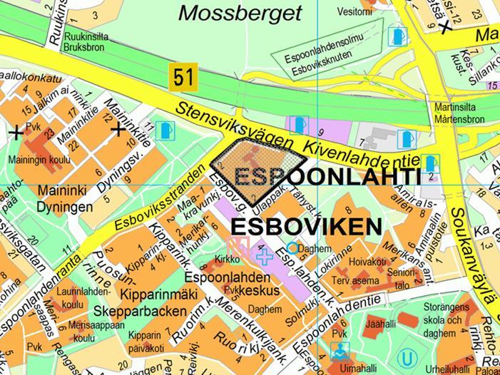 Espoon kaupunki Pöytäkirja 382 Kaupunginhallitus 05.12.2016 Sivu 29 / 73 sisäosassa mittakaava on pienempi.