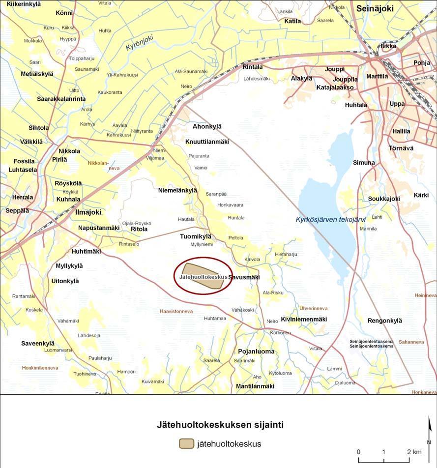 YVA-ohjelma 45 8 YMPÄRISTÖN NYKYTILA 8.