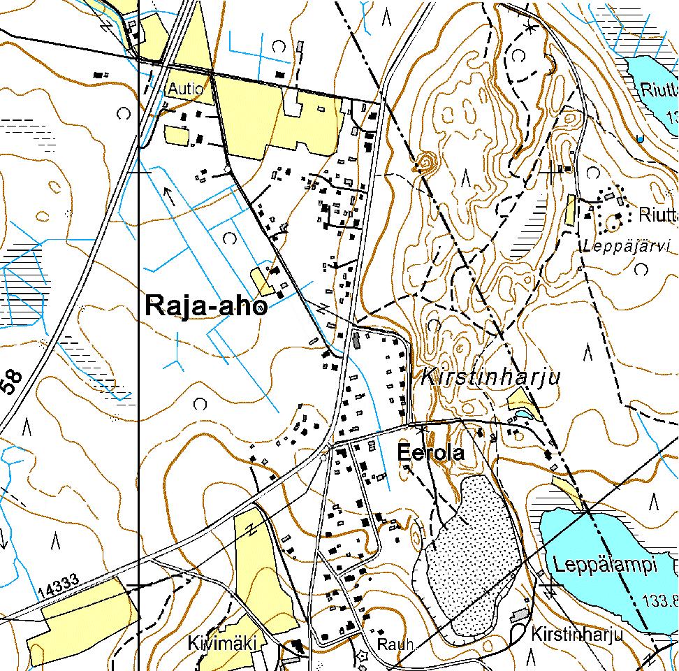 TUTKIMUSKOHDE Pohjavesialueen raja Pohjaveden muodostumisalueen raja Maanmittaustoimisto lupa nro 3/MML/12 Lukum.