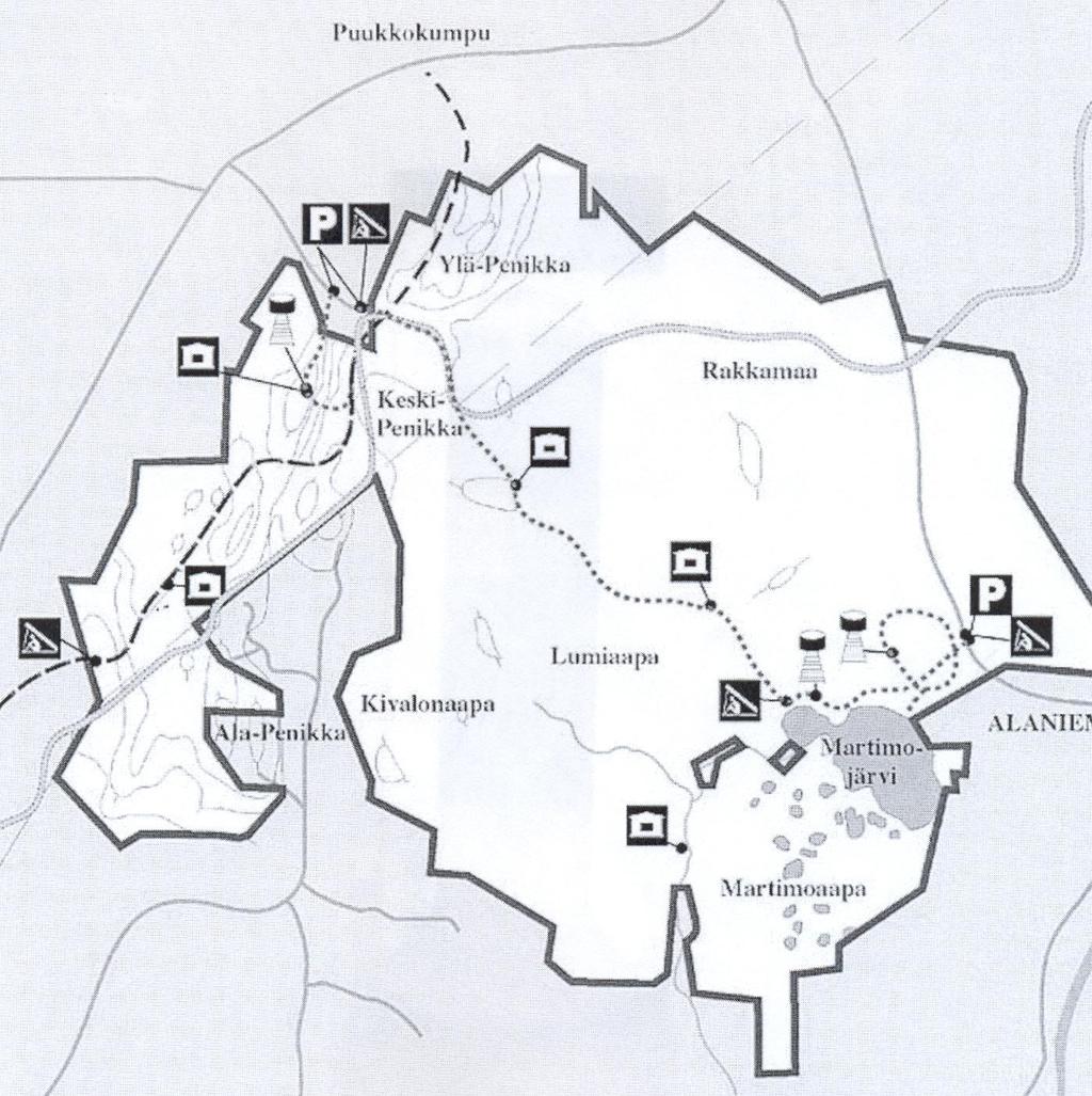 Alaniemeen opastettu reitti Martimoava Kivalot Reitin