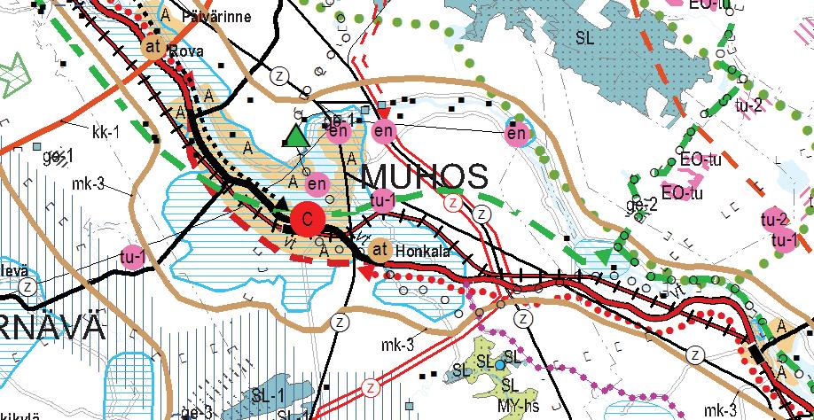 mistumisasteen mukaisesti. 1. vaihemaakuntakaava on hyväksytty maakuntavaltuustossa 2.12.2013 ja vahvistettu ympäristöministeriössä 23.11.2015.