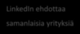 ja sen ihmisiin LinkedIn