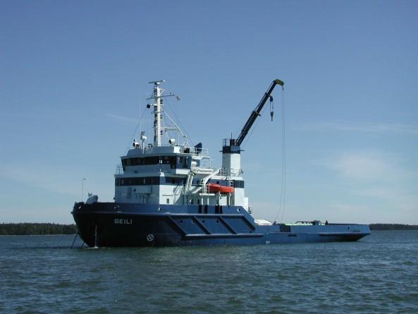 Recovery rate 39m3/h. Seili Finland Call sign OIRO Length 50.50 m Width 12.20 m Draught 3.