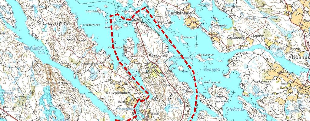 Leppävirran taajaman ja sen ympäristön osayleiskaava Meluselvitys SUUNNITTELUKOHDE 1 1 SUUNNITTELUKOHDE Leppävirran kunnassa on