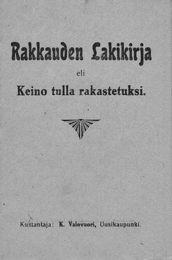 Rakkauden lakikirja Keino tulla