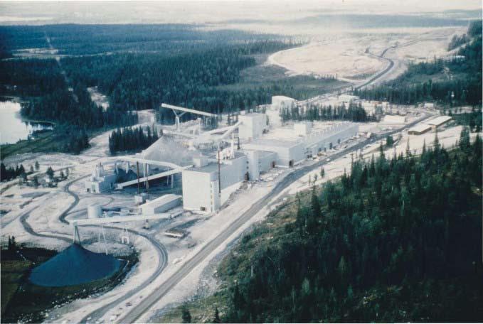 43 jota käytettiin terästeollisuudessa lujuutta lisäävänä aineena. Vuonna 1979 kaivosyhtiö oli jo suurin vanadiinipentoksidin tuottaja Länsi-Euroopassa.