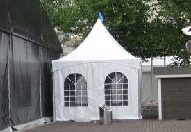 TELTAT Tuote Tuotenro Athena -teltta 4 m x 4 m 110201 - Seinäkorkeus 2,87 m - Harjakorkeus