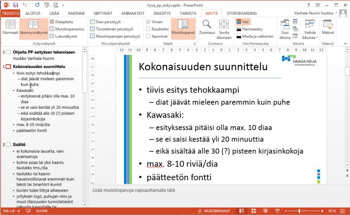 Sivulta toiselle voi siirtyä hiiren vasenta tai oikeaa painiketta napsauttamalla tai Page Down ja Page Up-näppäimillä.