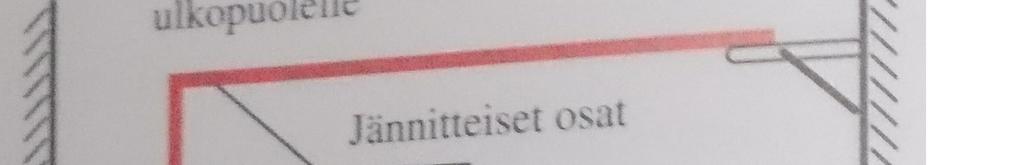 kosketusetäisyyttä.