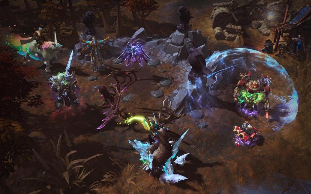 20 Kuva 13. Blizzard suosii peleissään käsinmaalattuja grafiikoita (Eurogamer 2015.) Myös ZBrushissa on mahdollista tehdä käsinmaalattuja tekstuureja.